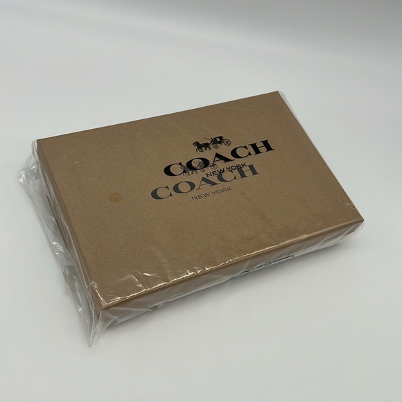 Boxed 3 In 1 Wallet Gift Set In Signature Canvas Black/Oxblood - Picture 12 of 14